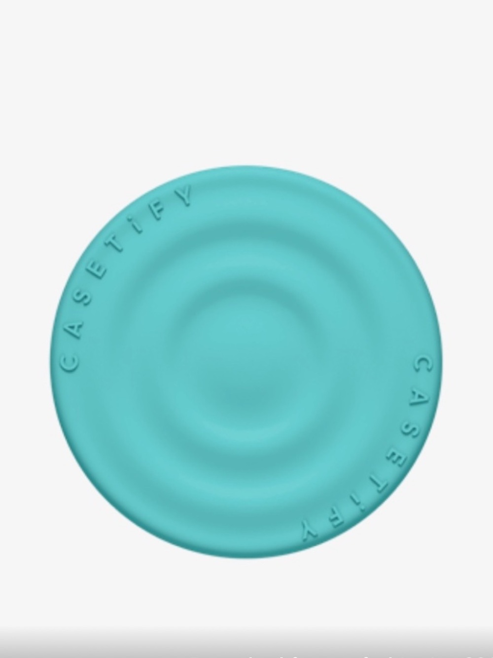 Casetify Turquoise teal snappy ripple grip stand PopSocket-Style Phone Grip mag
